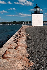 Derby Wharf Lighthouse Along Salem Harbor
